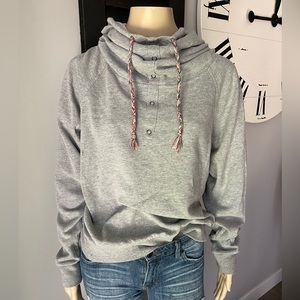 Roxy cowlneck sweatshirt.